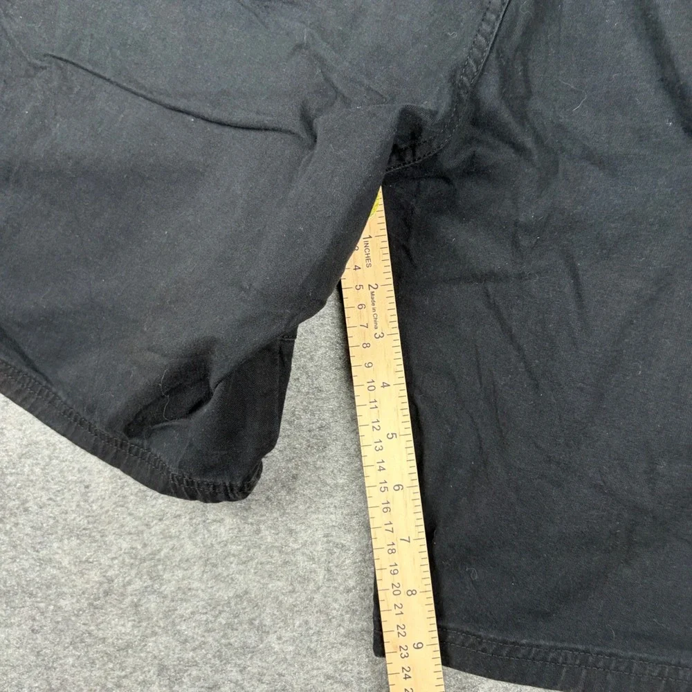 Wrangler Cargo Shorts Mens 36 Black Relaxed Fit Outdoors Workwear Five Pocket‎